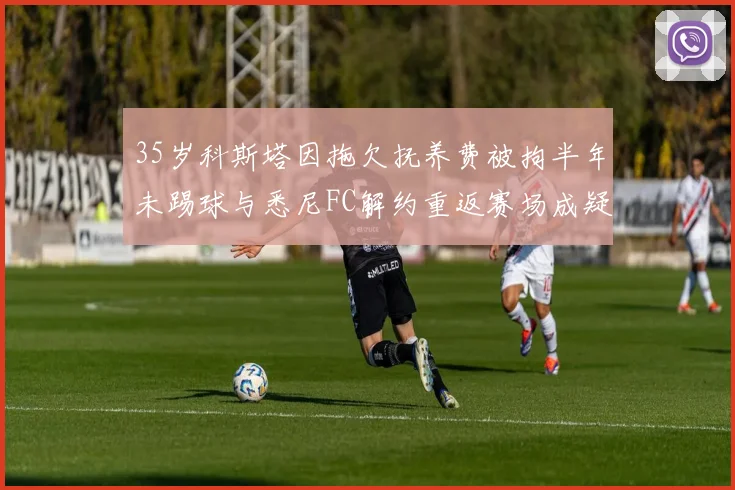 35岁科斯塔因拖欠抚养费被拘半年未踢球与悉尼FC解约重返赛场成疑
